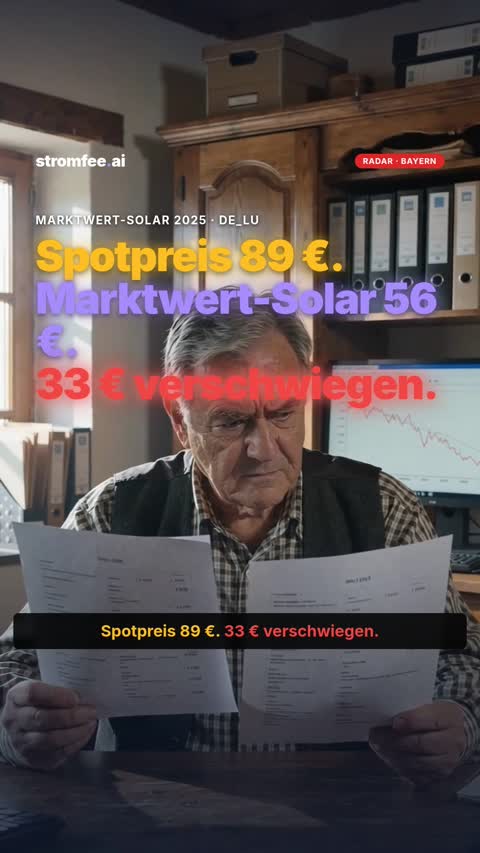 Marktwert Solar in Bayern